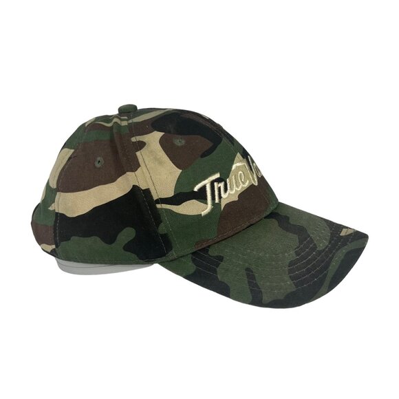 True Value Camo Baseball Cap Hat Unsex OS Green Brown Adjustable - Picture 2 of 9